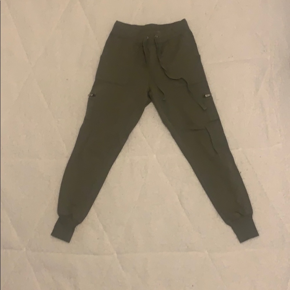 army green joggers